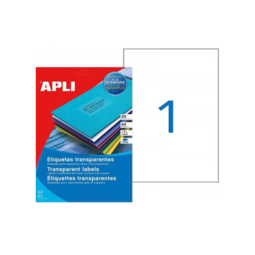 APLI POCH. 20 ETQ INVISIB LASER 210X297