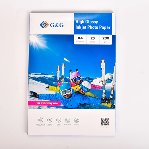 Papiers photo brillant - A4 - 20 feuilles - 230g