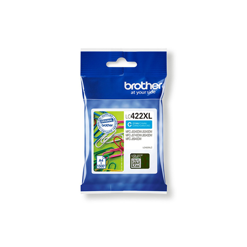BROTHER Cartouche Jet d'encre cyan XL LC422XLC