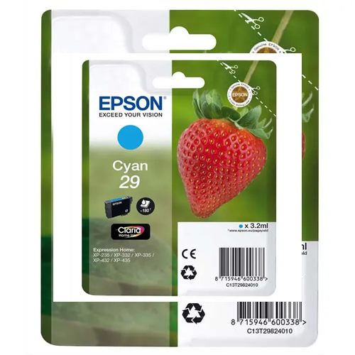 EPS CART JET ENCRE FRAISE CYAN C13T29824010