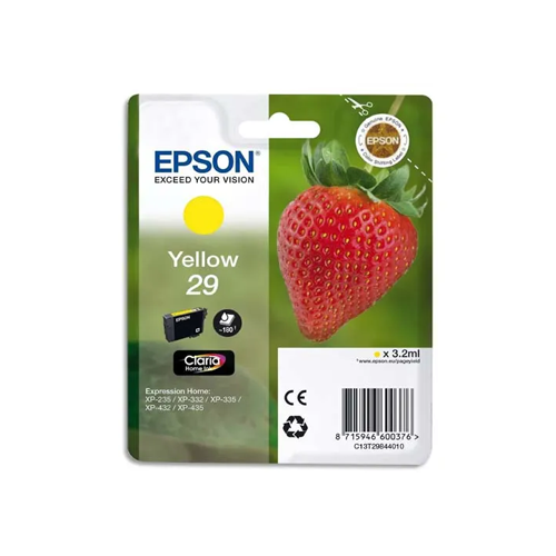 EPS CART JET ENCRE FRAISE JAUNE C13T29844010