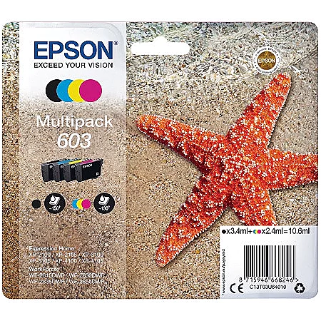 EPSON Multipack 4 couleurs 603 Etoile de mer C13T03U64010