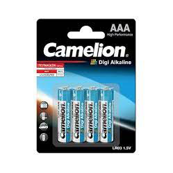 4 Piles Camelion Digi Alkaline LR03 Micro AAA