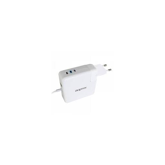 Approx Chargeur Automatique pour Apple Type L 45W/65W/85W - USB 5V 2.1A