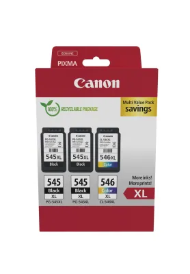 Multipack cartouches d'encre à haut rendement Canon PG-545XL x2  15ml /CL-546XL