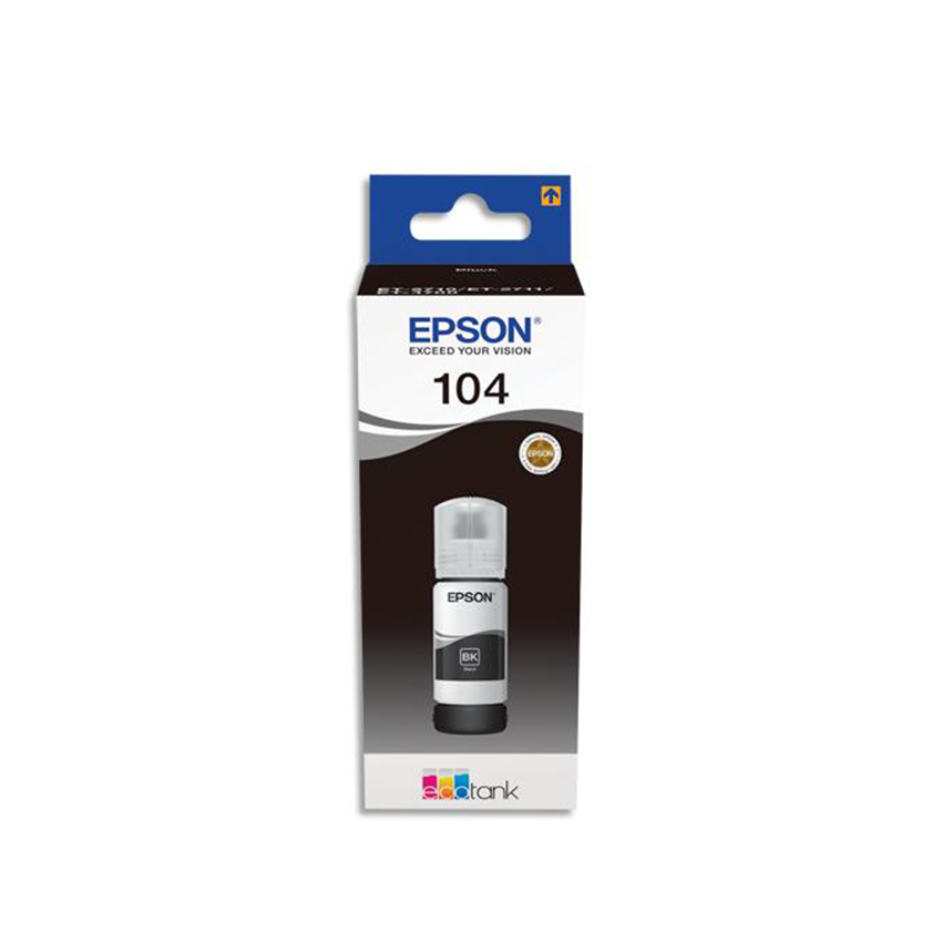 EPSON Cartouche Jet d'encre 104 Noir ECOTANK C13T00P140