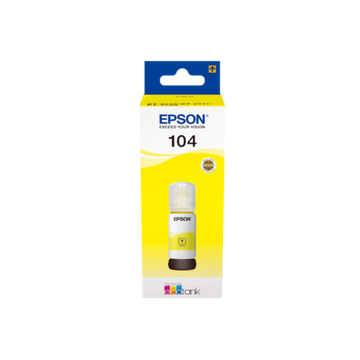EPSON Cartouche Jet d'encre 104 Jaune ECOTANK C13T00P440