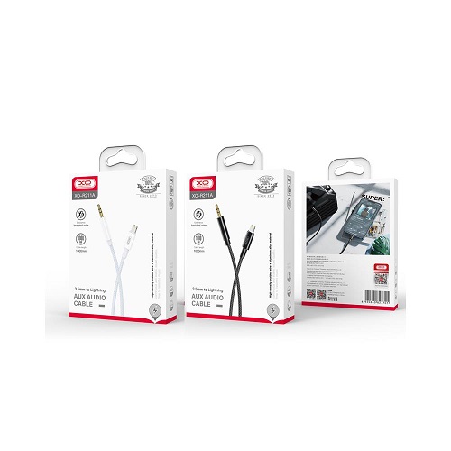 XO cable audio NB-R211A Lightning - jack 3,5mm 1,0 m black