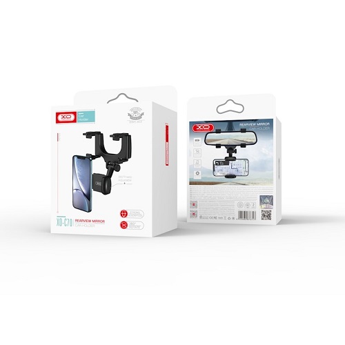 Support voiture XO C70 noir pour rétroviseur