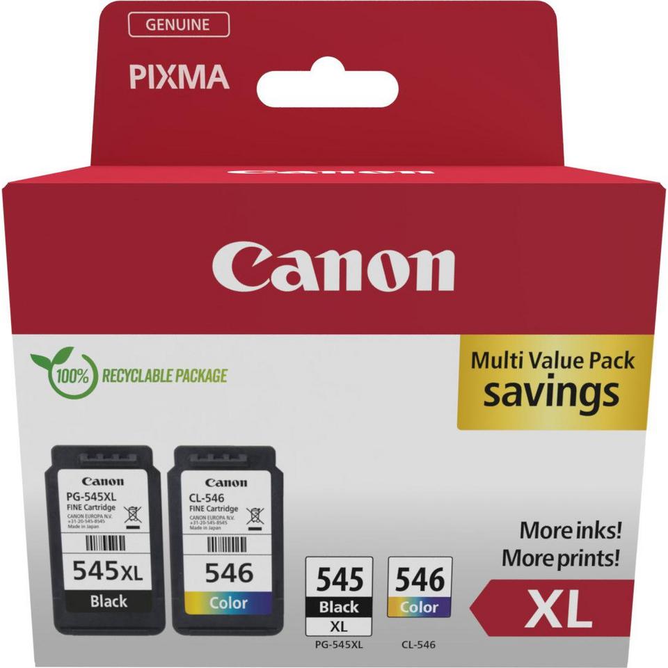 Canon Pack 2 cartouches 545xl/546xl 8286B012