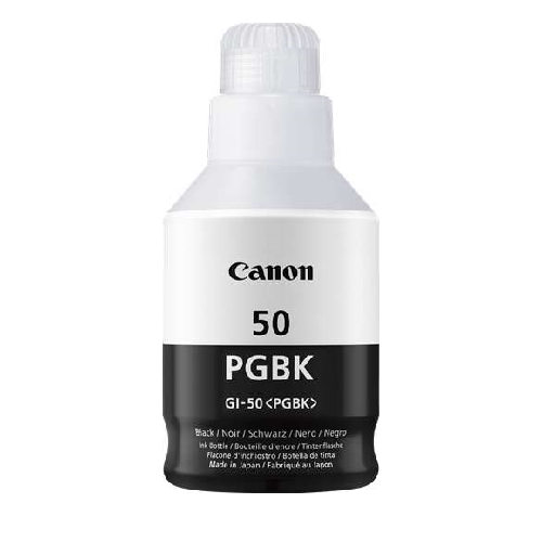 Bouteille d'encre noire originale Canon GI50 - GI50PGBK/3386C001