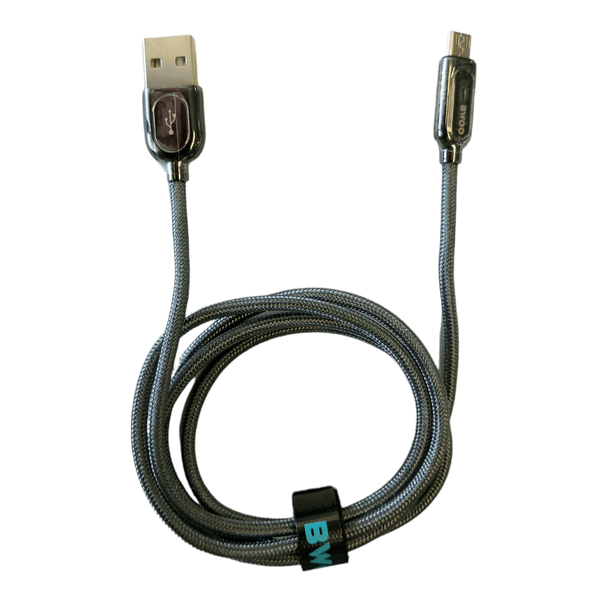 BWOO cable X131V USB -microUSB 1,0m 2,4A black