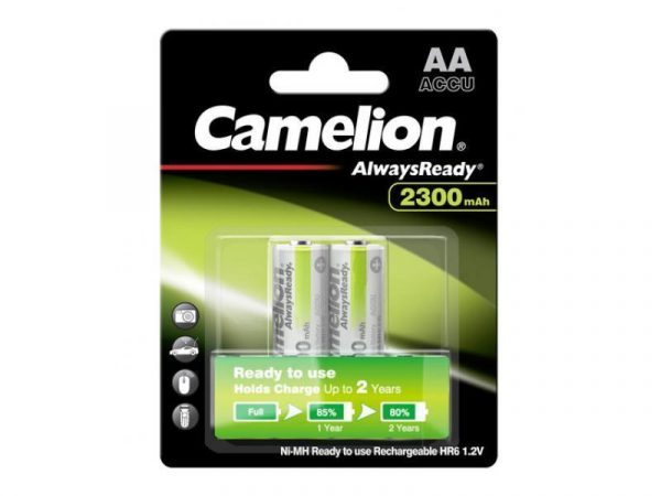Piles rechargeables Camelion AA Mignon Always Ready 2300mAH (2 pcs.)