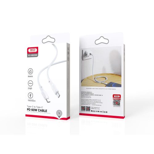 XO cable NB208B PD USB-C USB-C 1,0m 60W white
