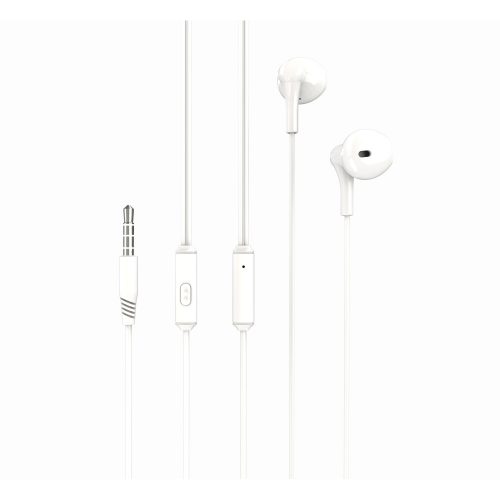 XO Wired earphones EP39 jack 3,5mm BLANC