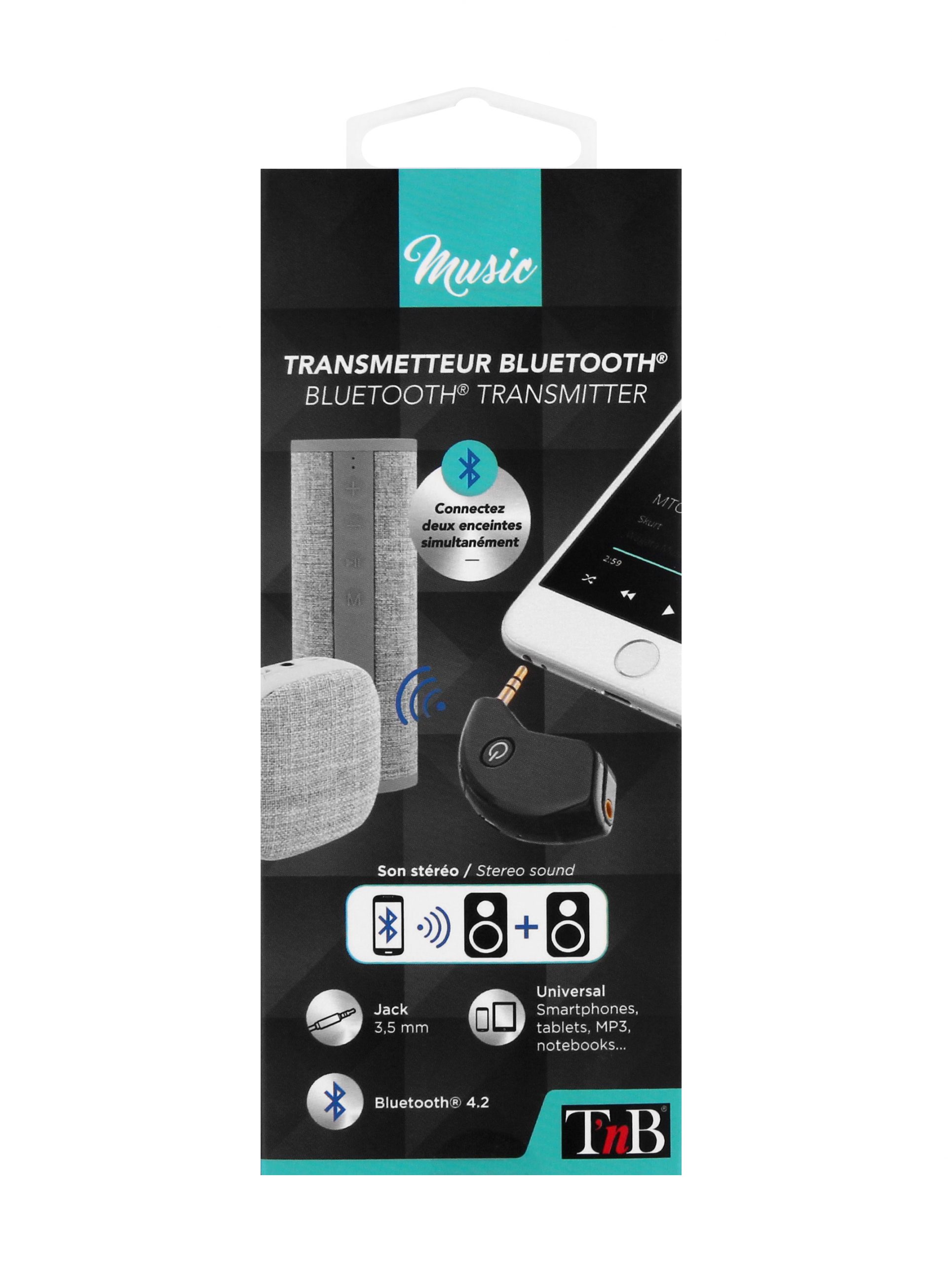 TNB Transmetteur Bluetooth 4.1 jack 3,5mm