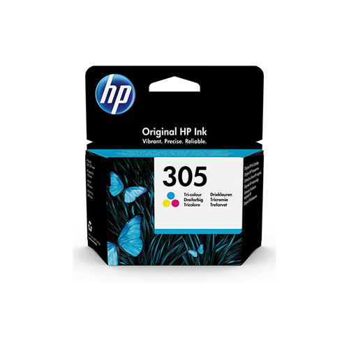 HP Cartouche jet 305 couleur 4,48ml 3YM60AE 100P.