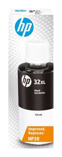Bouteille d'encre noire originale HP 32XL - 1VV24AE