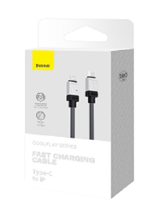 Baseus cable CoolPlay USB-C - Lightning 1m 20W black