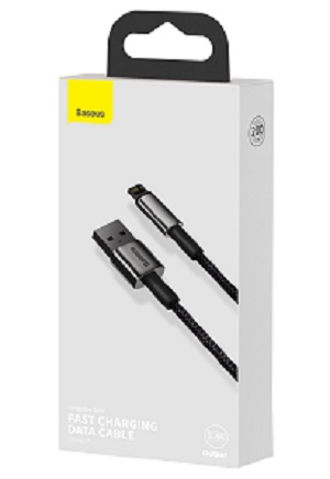 Baseus cable Tungsten USB - Lightning 2,0m 2,4A black