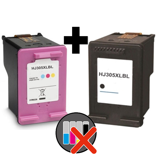 Lowcost PACK PROMO 2 CART.REMAN.305XL 18Ml