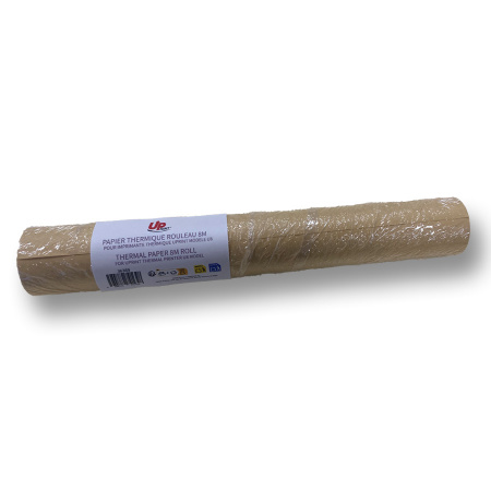 UPRINT PAPIER THERMIQUE ROULEAU 8M POUR IMPRIMANTE THERMIQUE U8