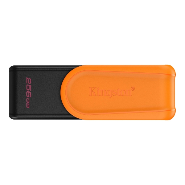 Clé USB Kingston DataTraveler Exodia 256 Go - USB 3.2 Gen 1 - Capuchon pivotant - Orange